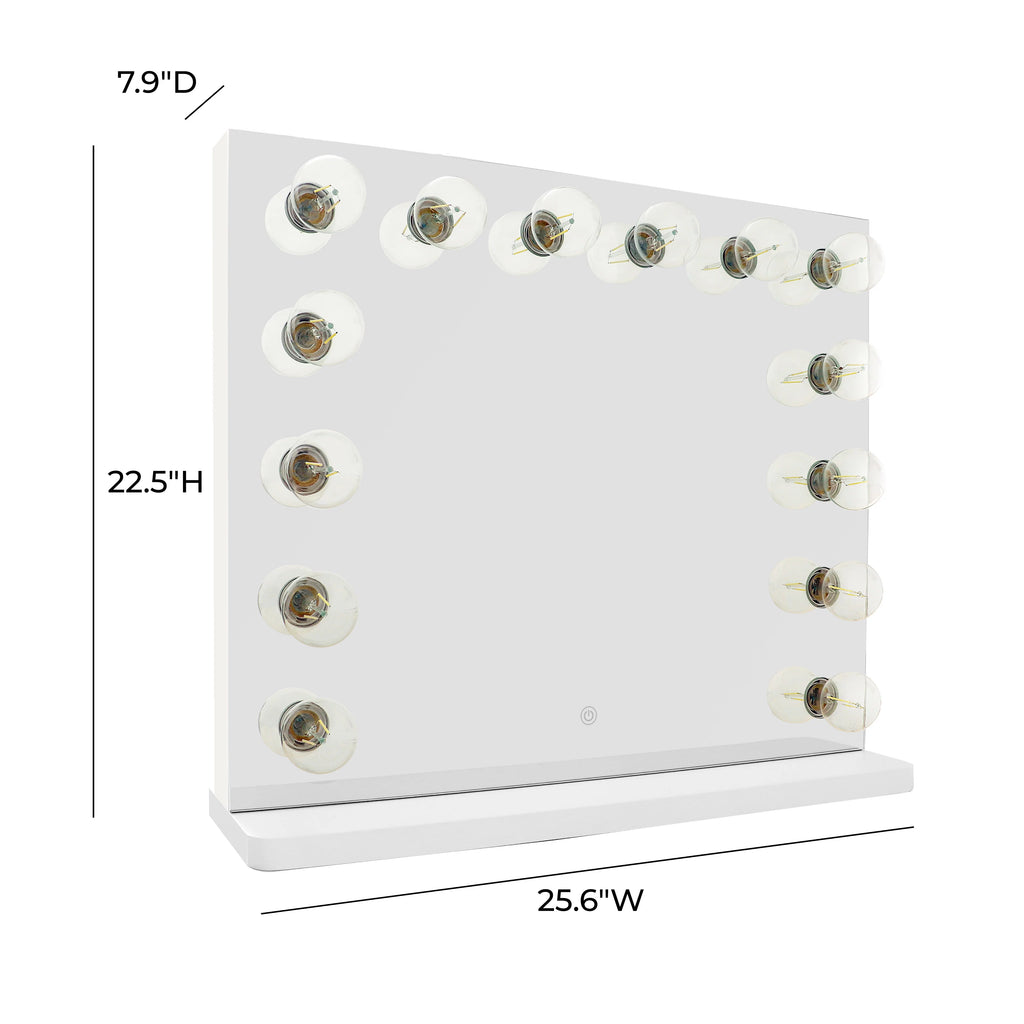 White Vanity Mirror with Smart Sensor Switch L44235