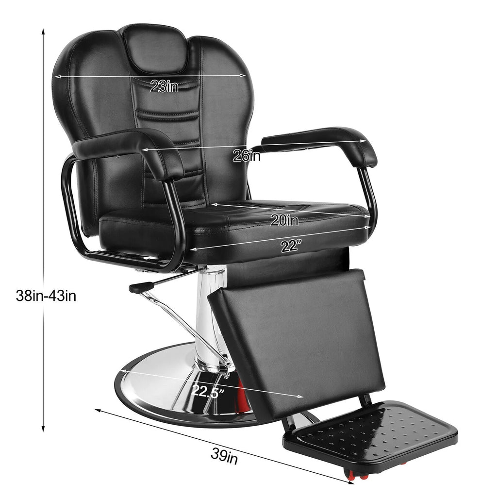 Hydraulic Heavy Duty Recliner Barber Chair M789232