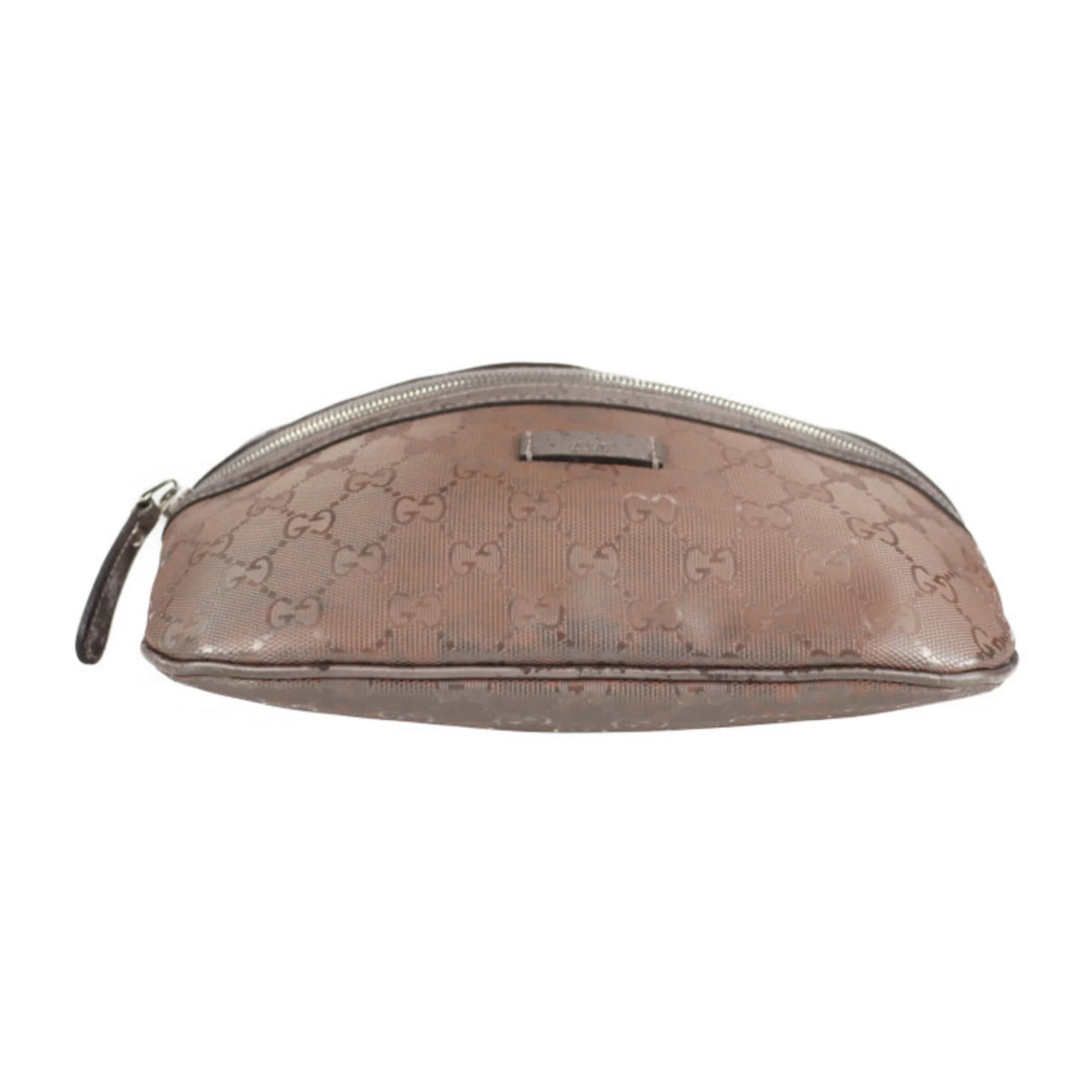 Pink Beige PVC Leather Waist Bag O826