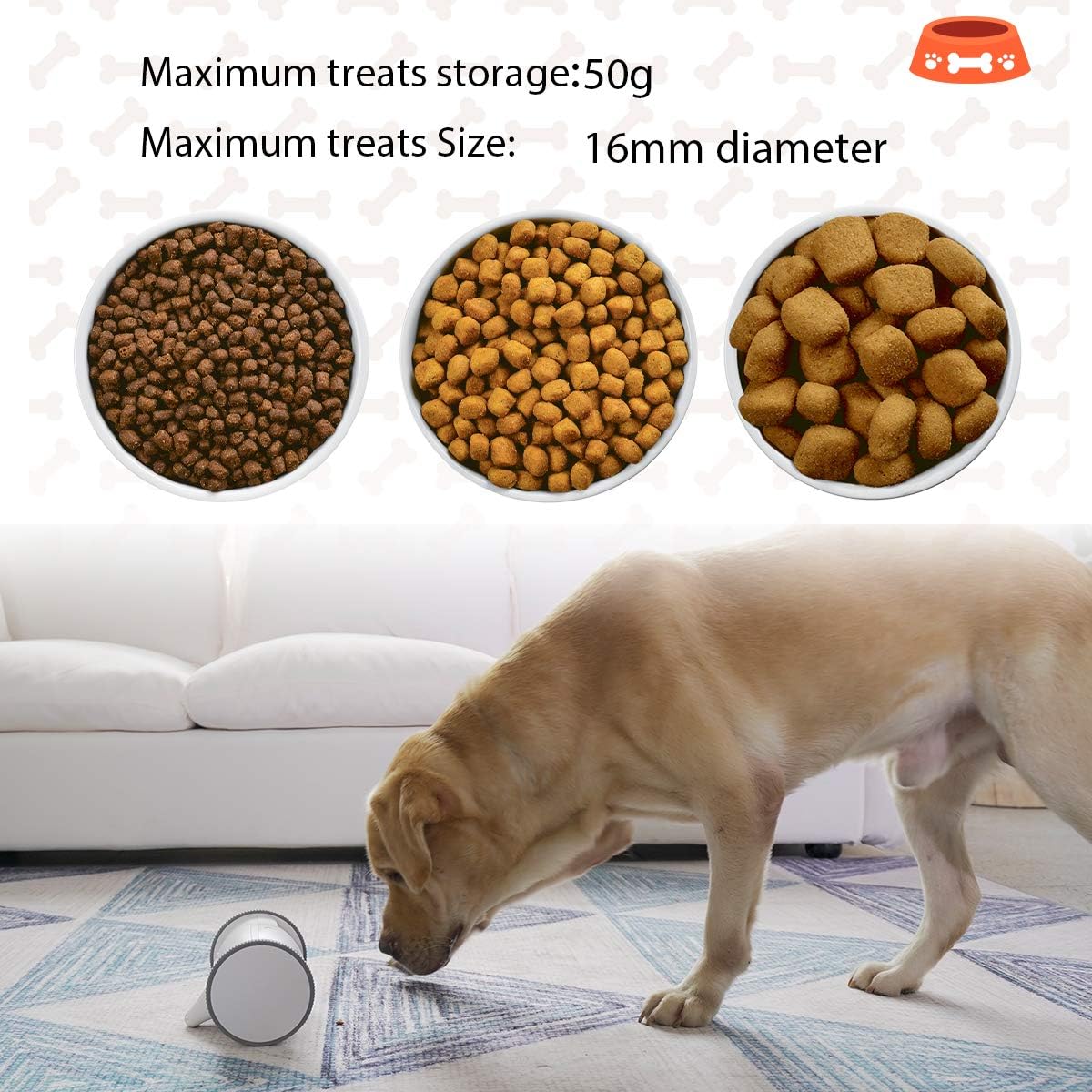 Owl Robot Pet Camera with Treat Dispenser X83790