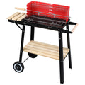 Charcoal Grill Portable Steel BBQ Pit Y540