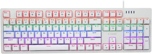 104 Keys Red Switches Gaming Keyboard V7542