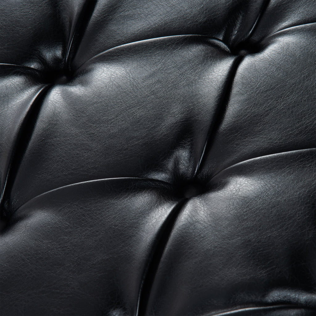 Faux Leather Button Tufted Chaise Lounge E38964