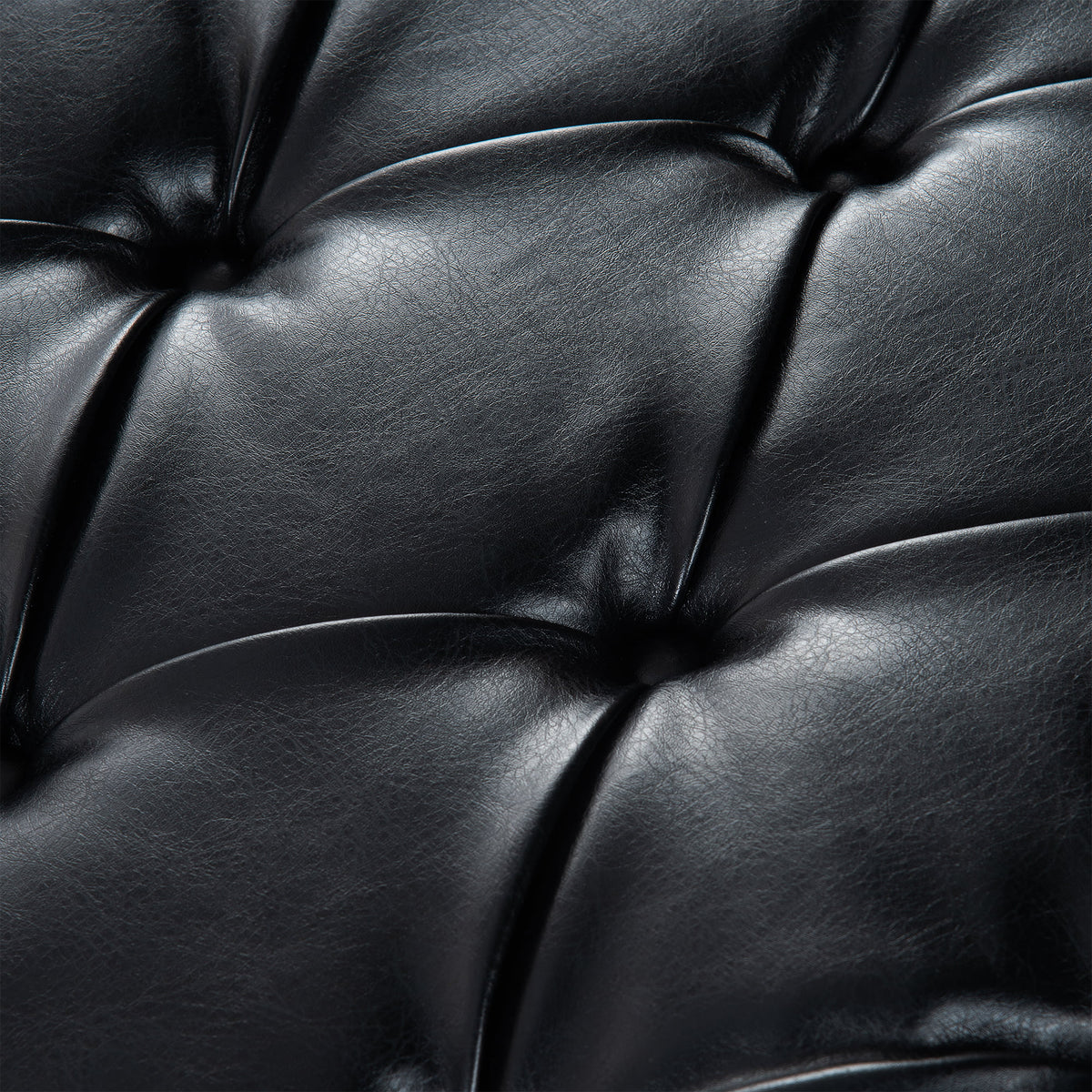 Faux Leather Button Tufted Chaise Lounge E38964