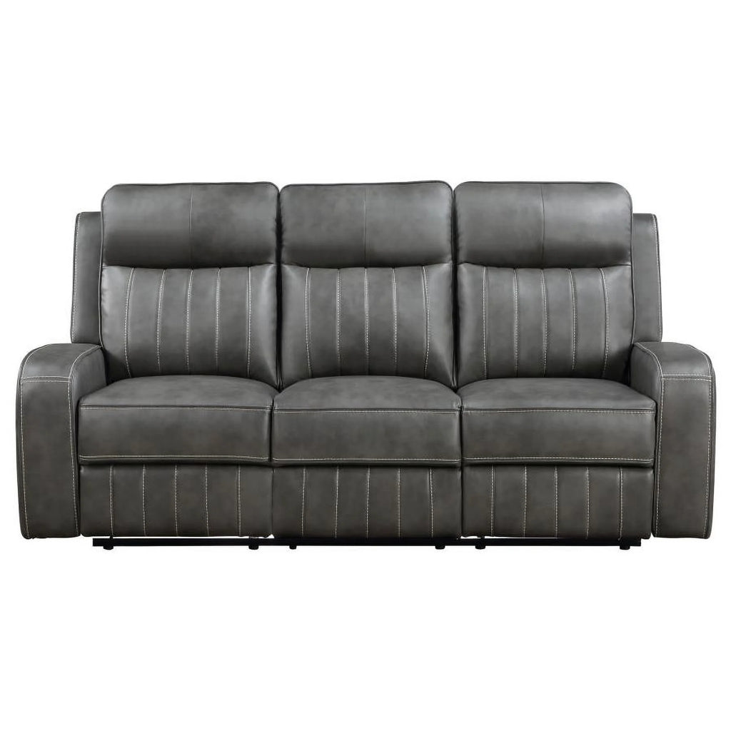 Grey Reclining Sofa Y9382