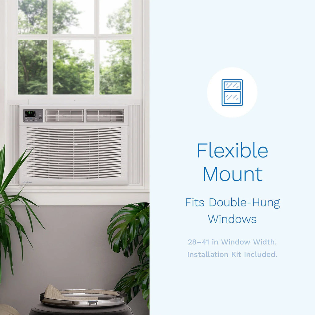 15000 BTU Window Air Conditioner with Digital Thermostat and Remote Control O3136