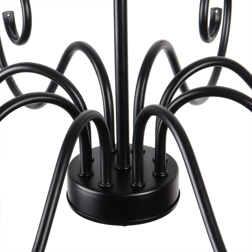 8 Lights Black Rustic Chandelier Ceiling Light Fixture Y4973