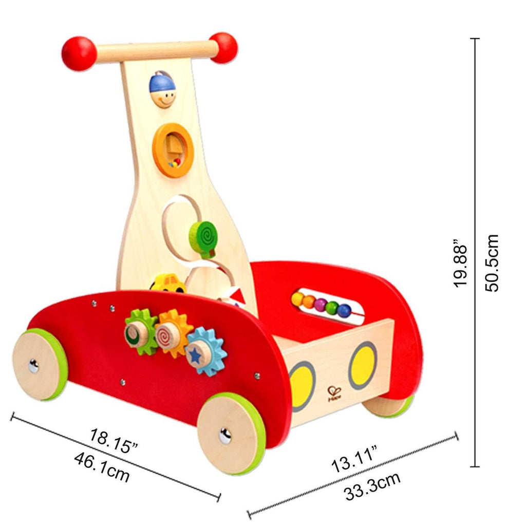 Toddler Push & Pull Toy Walker Cart with Blocks (2 Pack) M98049