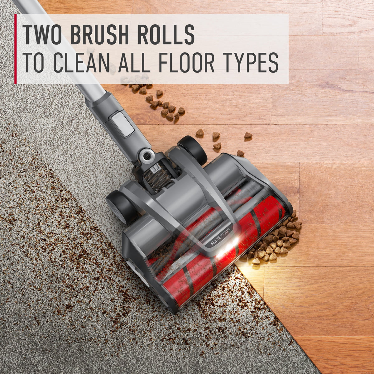 Cordless Stick Vacuum Cleaner with Dual Brush Roll Nozzle J312809