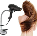 Stainless Steel 360 Degree Rotating Hair Dryer Holder Stand with Suction Cup A28197