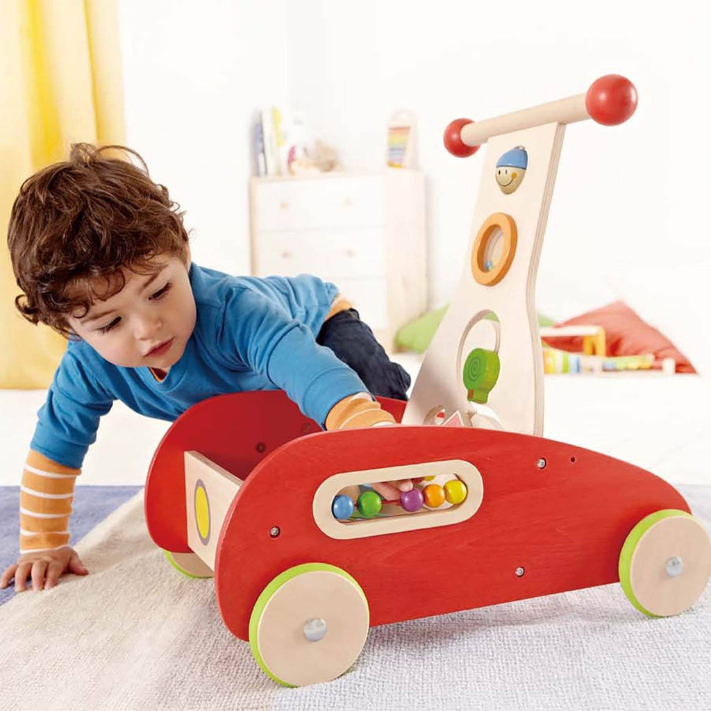 Toddler Push & Pull Toy Walker Cart with Blocks (2 Pack) M98049