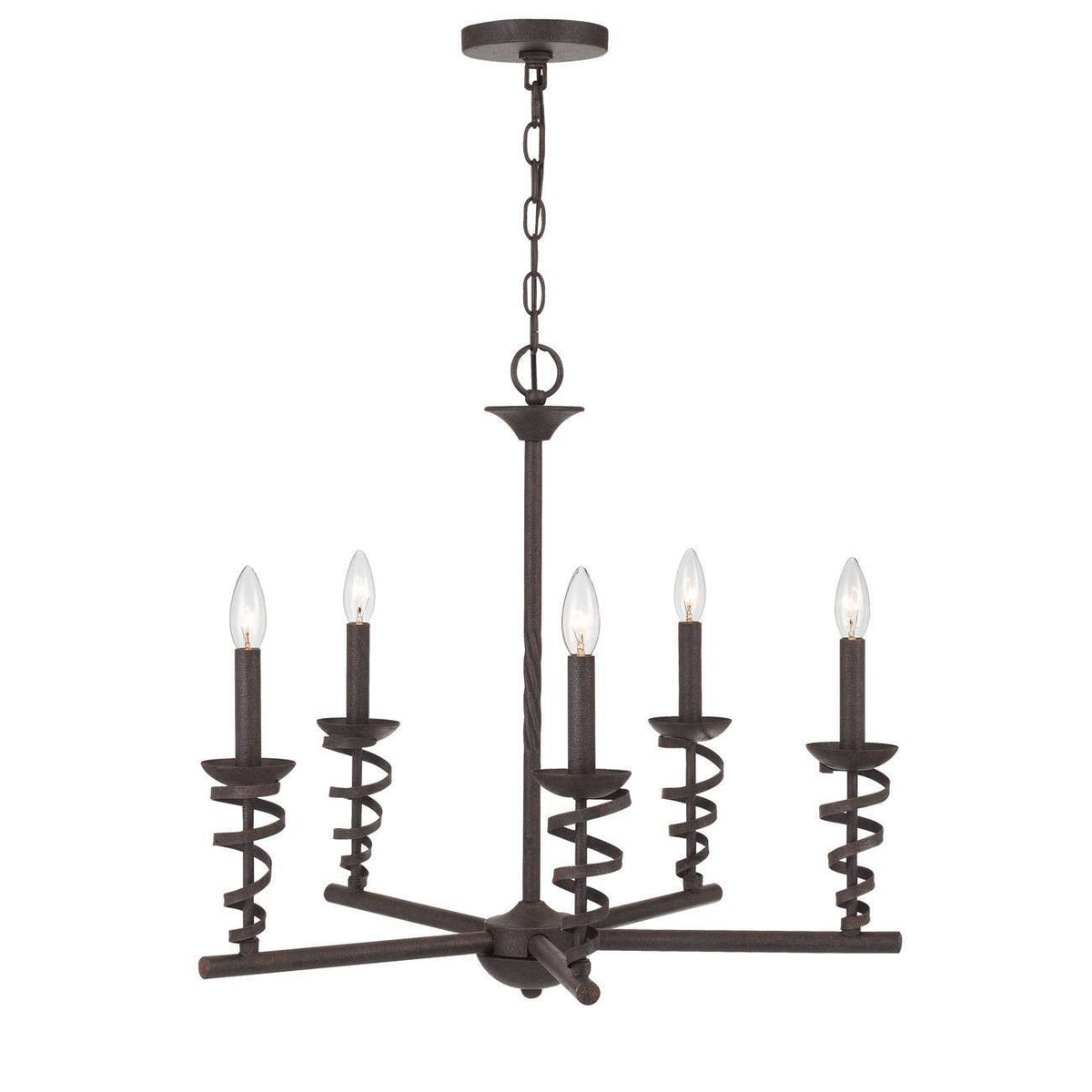 Black Metal Chandelier R361115