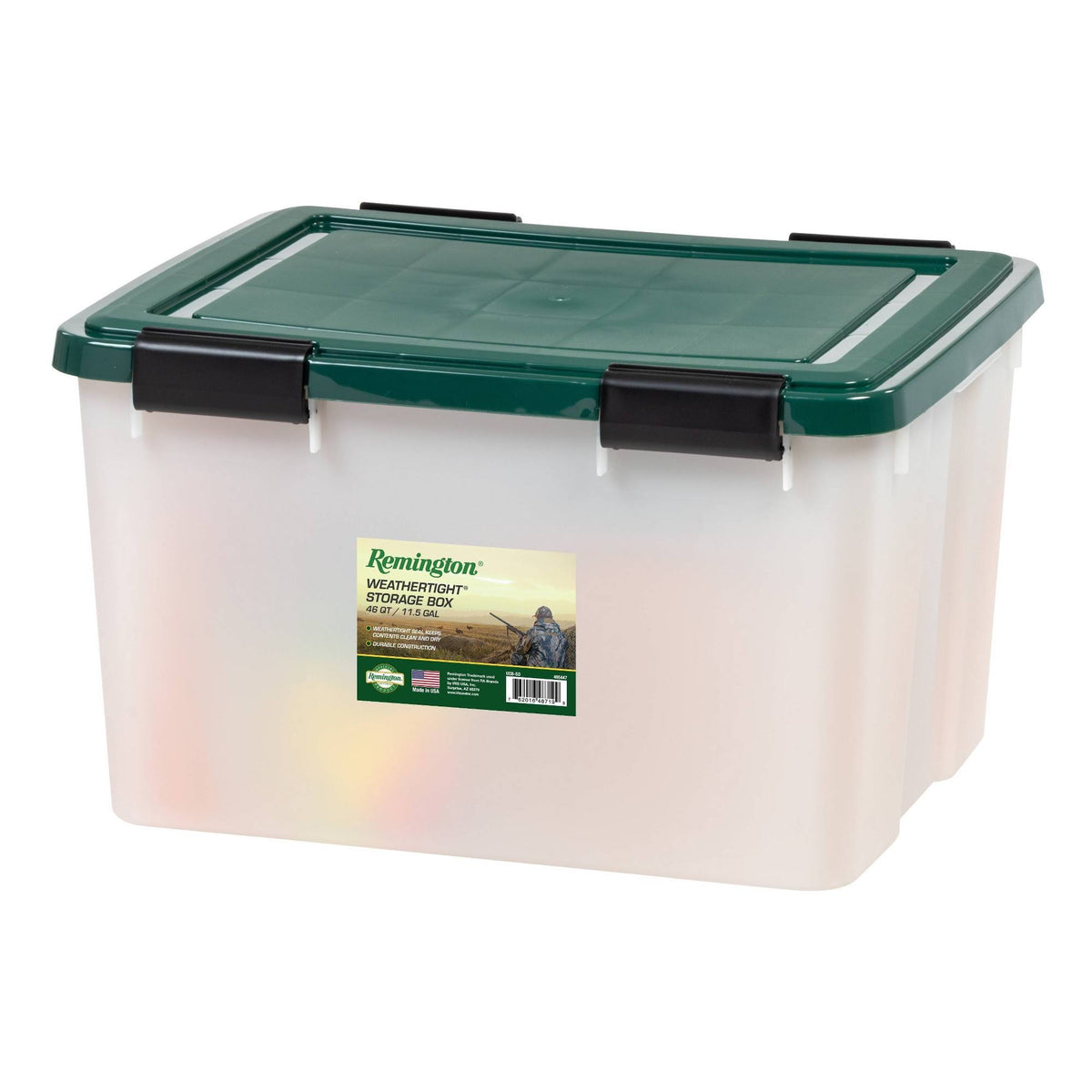 46 Quart Weathertight Storage Box 4-Pack D690896