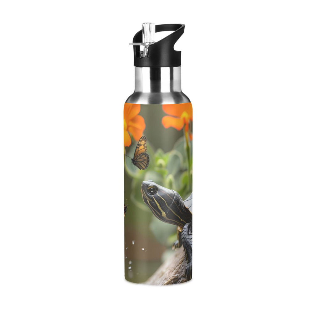 Insulated Stainless Steel Water Bottle with Straw Lid, 20 oz G9667