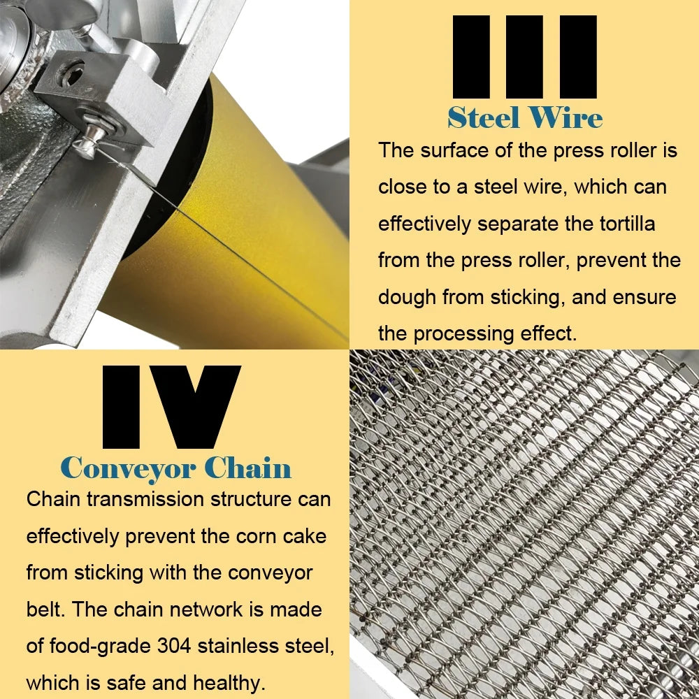 Electric Mexican Corn Tortilla Maker Machine C127