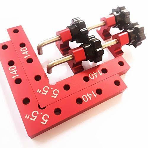 90 Degree Positioning Squares Aluminum Alloy Woodworking Tool U59022