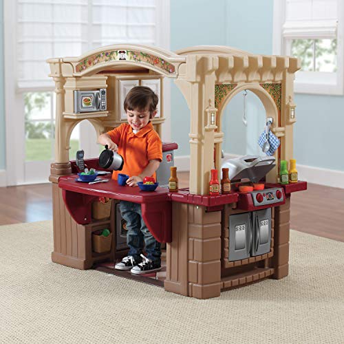 Grand Walk-In Kitchen & Grill Kids Playset, 103 Piece Toy Accessories, Toddlers 2+ Years Old O534