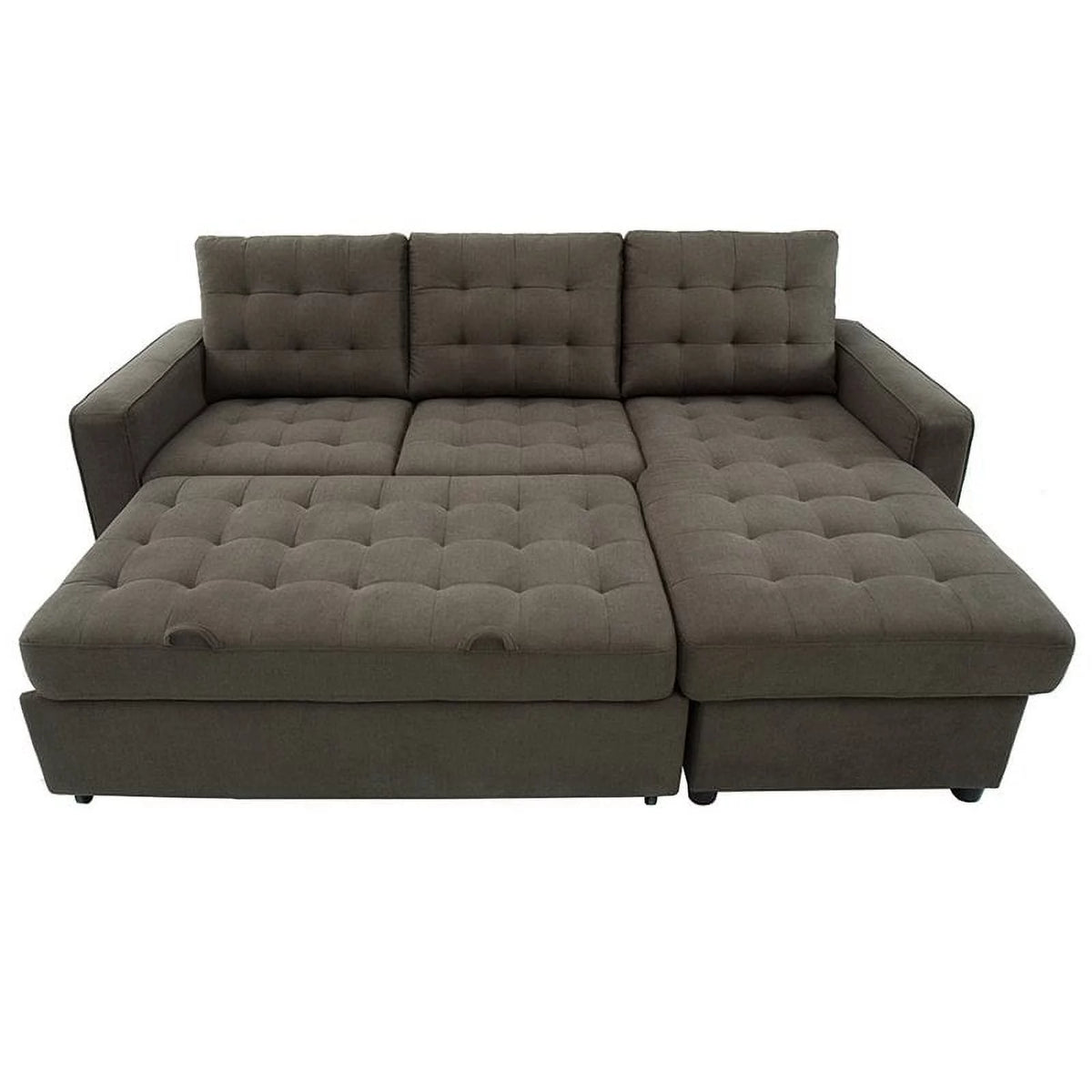 Espresso Sleeper Sectional C911