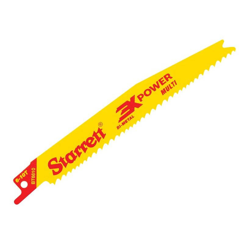 Bi-Metal Reciprocating Blade, Tapered 300mm 6-10 TPI (Pack 5) B2547