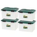 46 Quart Weathertight Storage Box 4-Pack D690896