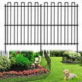 No Dig Animal Barrier Fence, 13in x 37ft Rustproof Metal Garden Edging I782