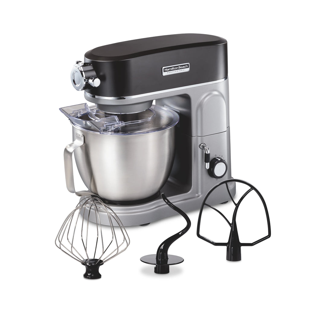 All-Metal Stand Mixer, 5 Quart Bowl, 12 Speeds, Silver F5806