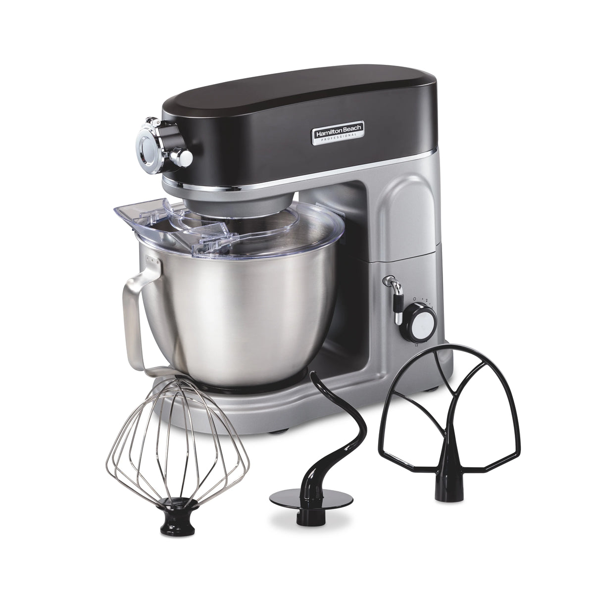 All-Metal Stand Mixer, 5 Quart Bowl, 12 Speeds, Silver F5806