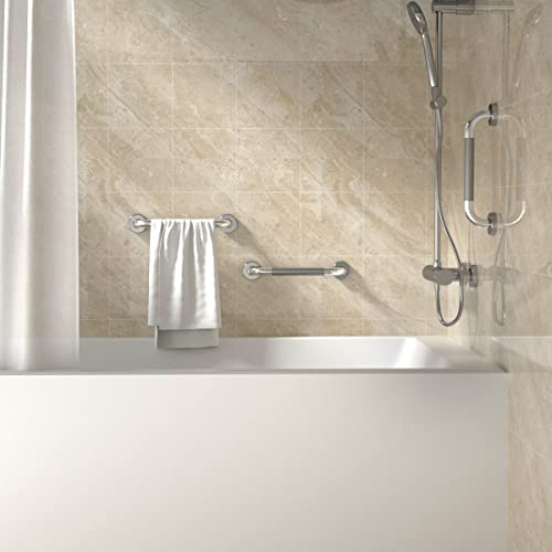 12 Inch Anti Slip Chrome Finish Stainless Steel Bath Grab Bar G799