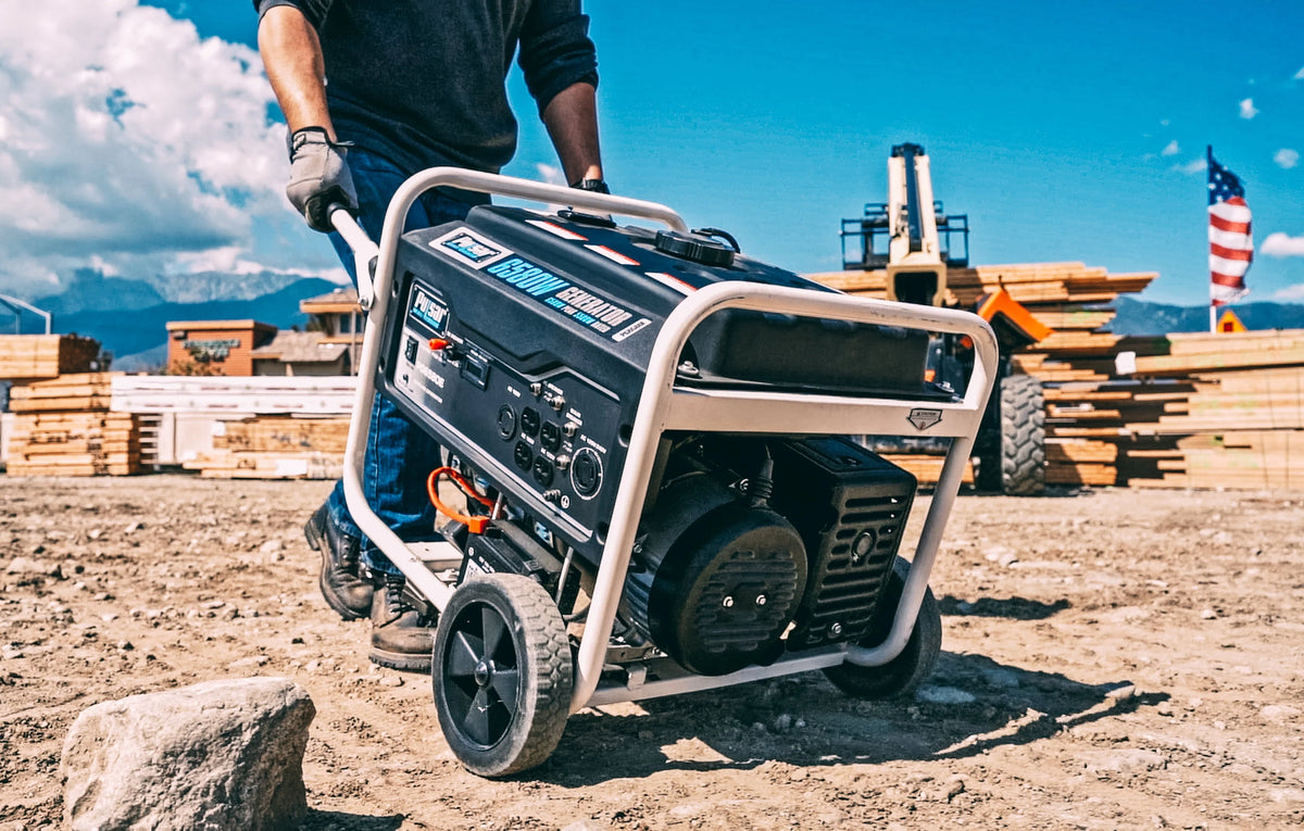 Portable Generator with Electric Start F82389