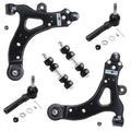 6pc Front End Control Arms Kit with Ball Joint Tie Rods Sway Bars R94633