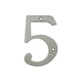 4 in. Satin Nickel Solid Brass House Numbers L63751