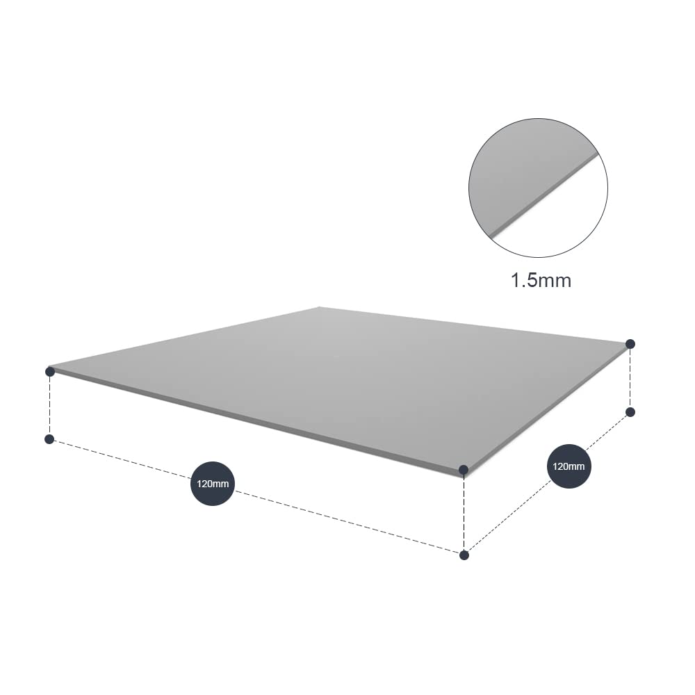Thermal Pads 120x120x1.5 mm 12.8W/mK Silicone Pad Pack of 2 V3799