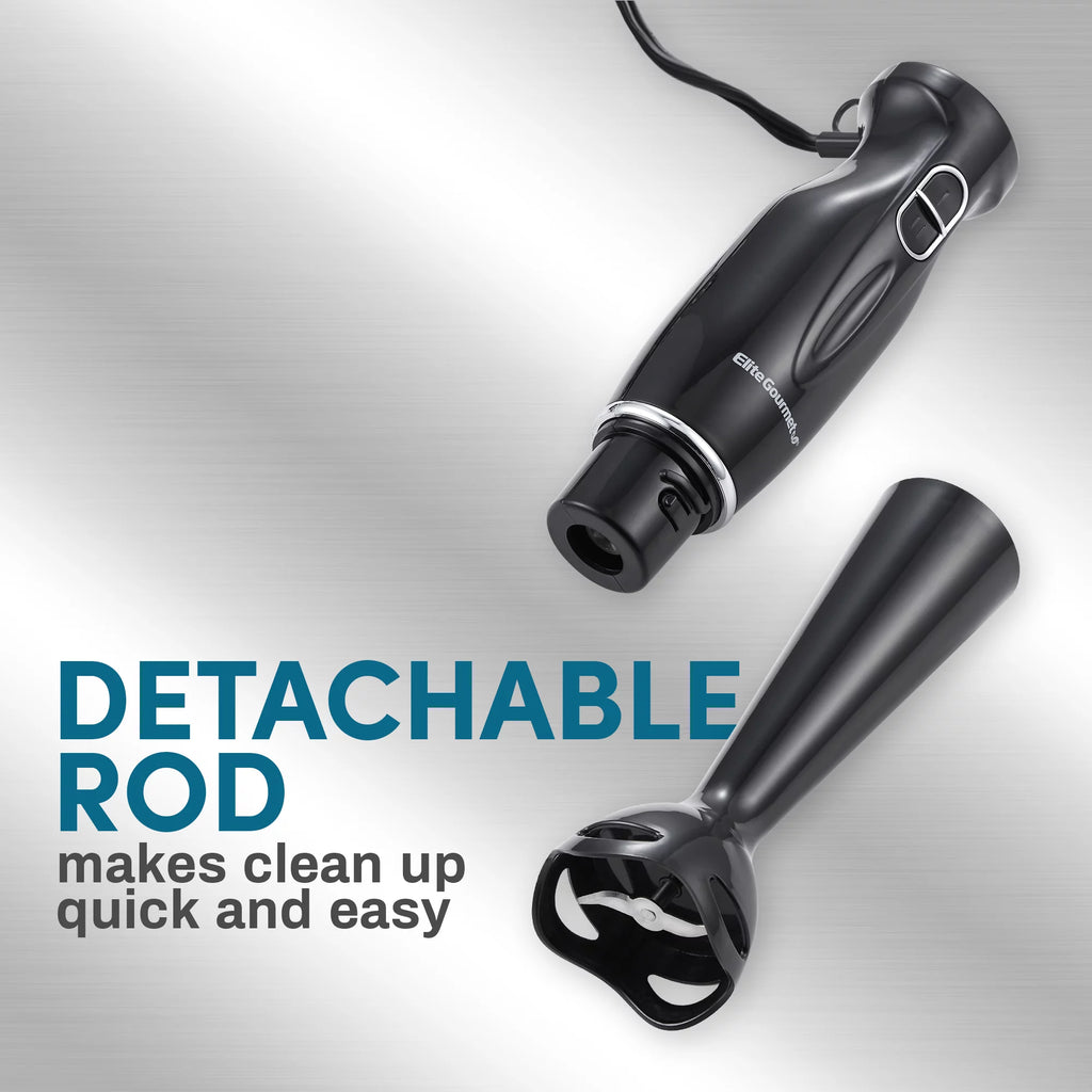 2 Speed 300W Hand Blender with Detachable Wand, Black I491513