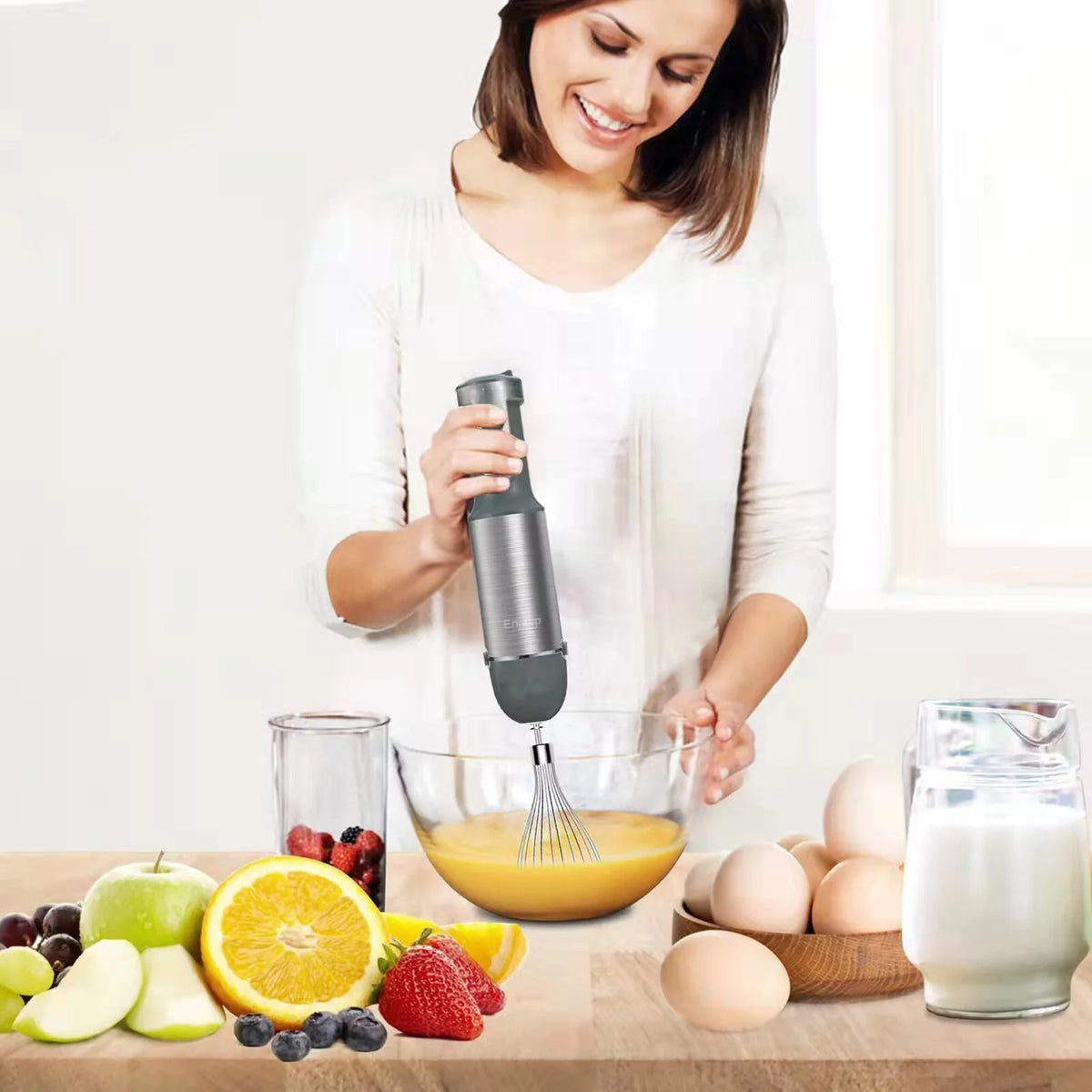 5-in-1 Multifunctional Handheld Stick Blender with Whisk Z46863