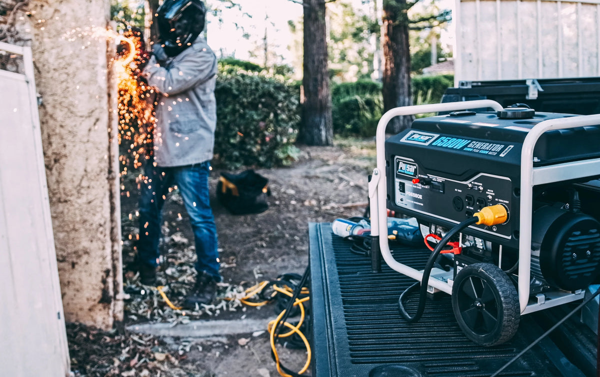 Portable Generator with Electric Start F82389