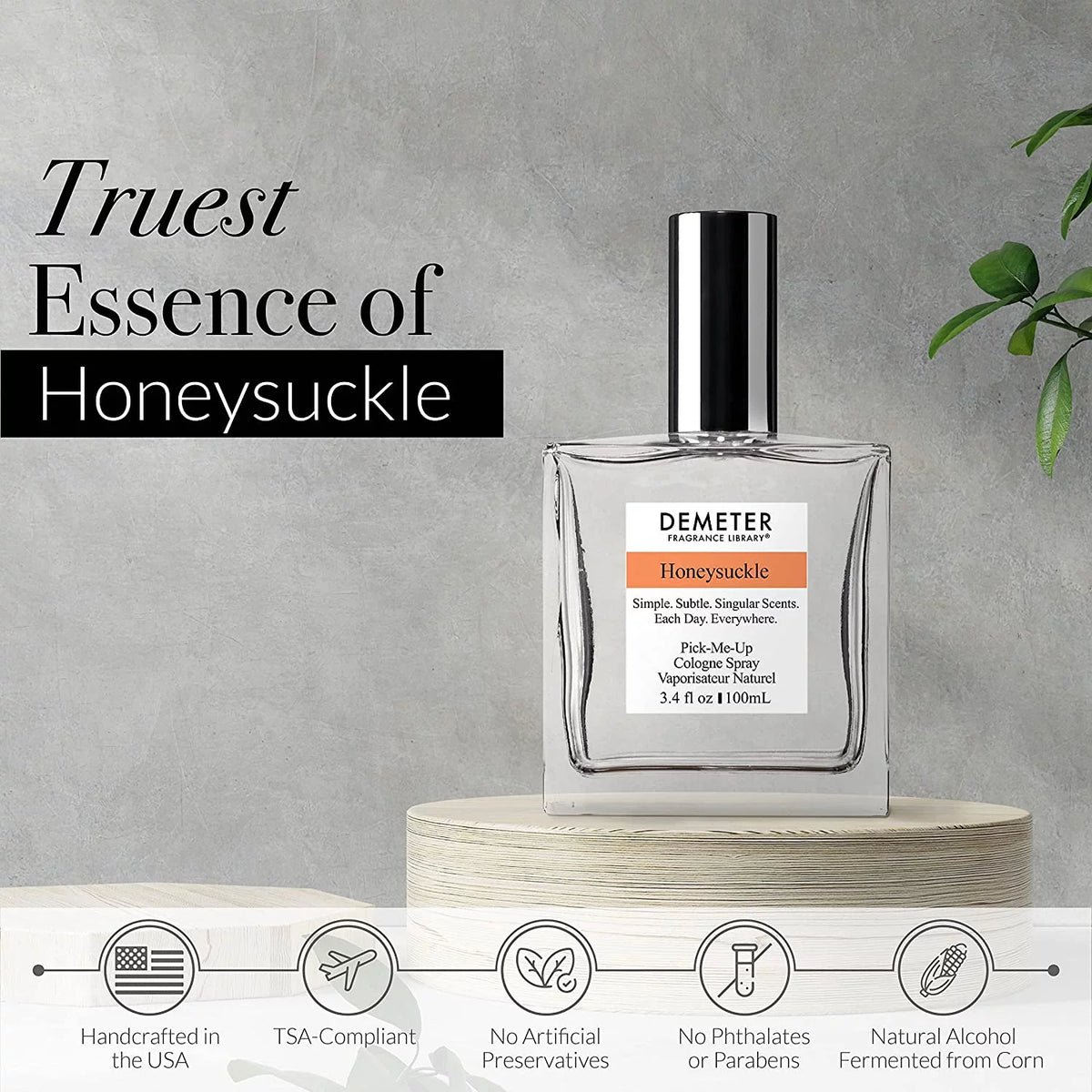 Honeysuckle Cologne Spray - 3.4 oz - Perfume J2174