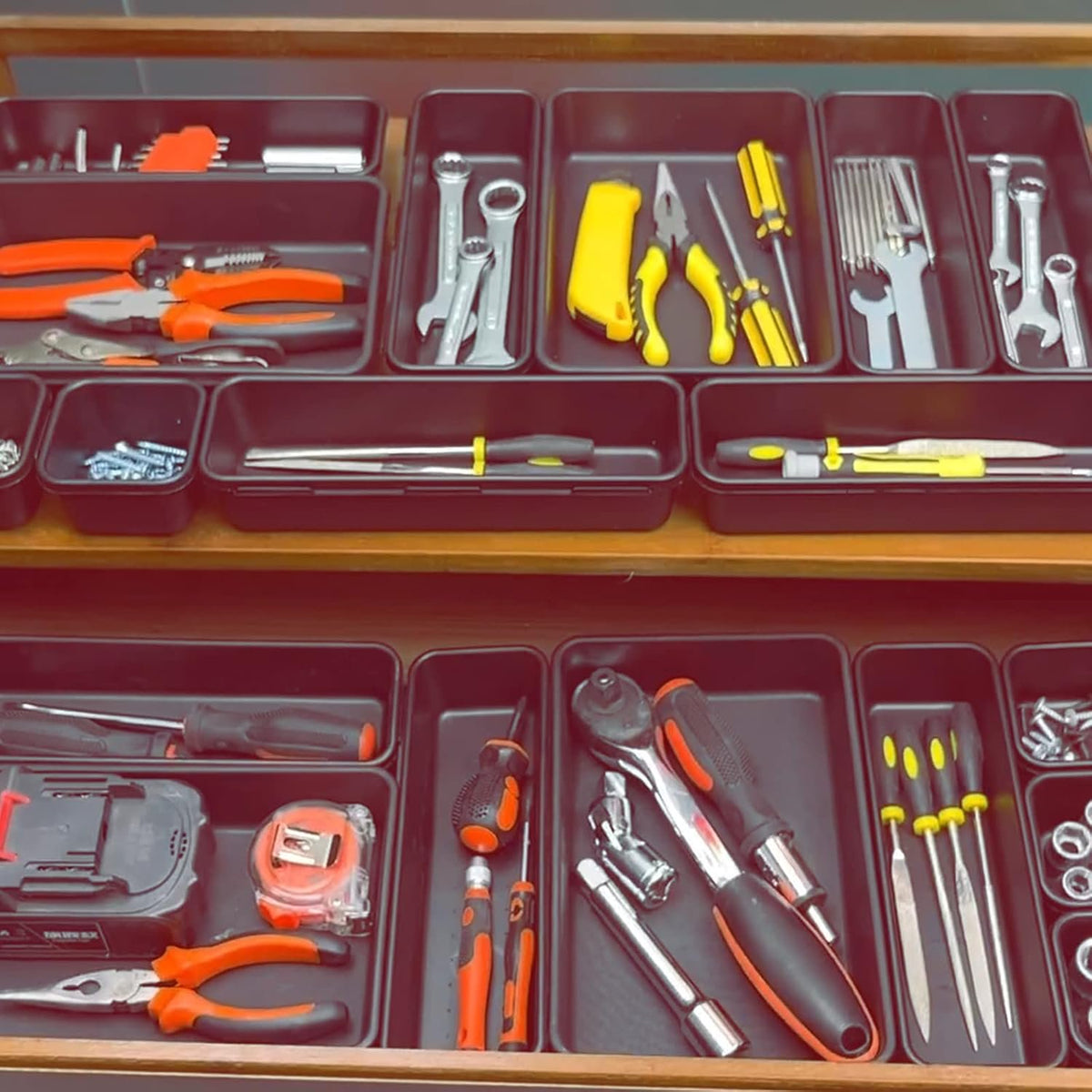 24 Pack Tool Box Organizer with Tray Dividers L764386