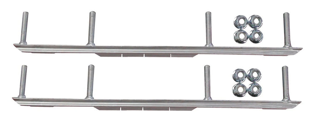 Black Snowmobile Skis Complete Kit T86654