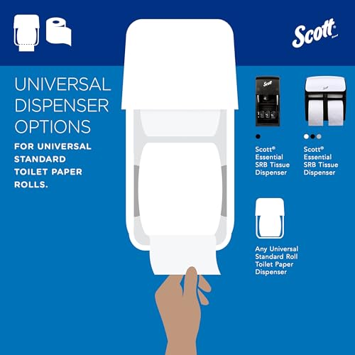 100% Recycled Fiber 2-Ply White Toilet Paper W5630