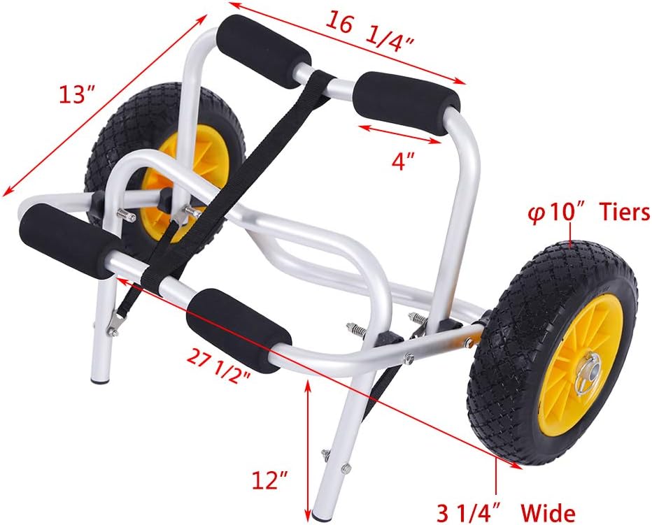 Aluminum Alloy Canoeing Trailer Cart A860