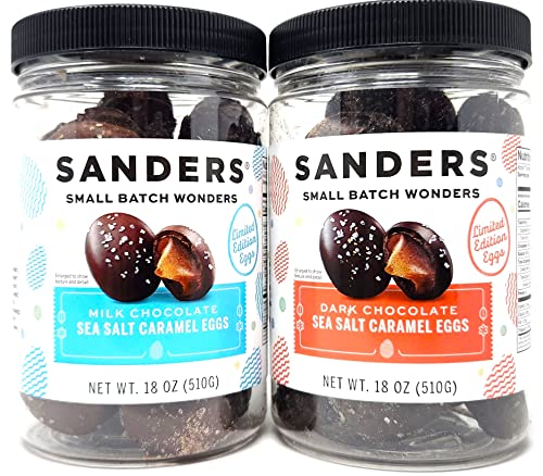 18 oz Milk Chocolate Sea Salt Caramel Eggs C9375
