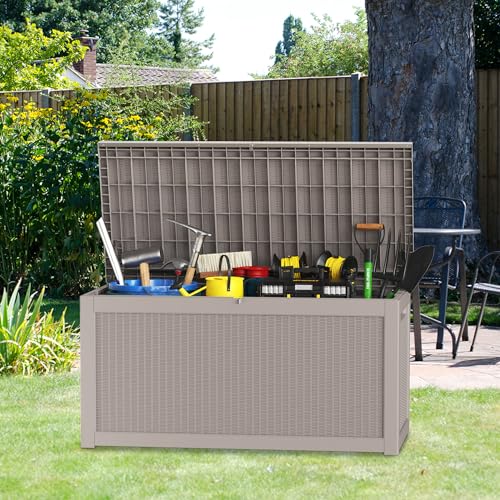 100 Gallon Waterproof Resin Deck Box N548614