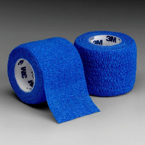 3x22 x 5 yd. Blue Self-Adherent Wrap (Pack of 24) N63653