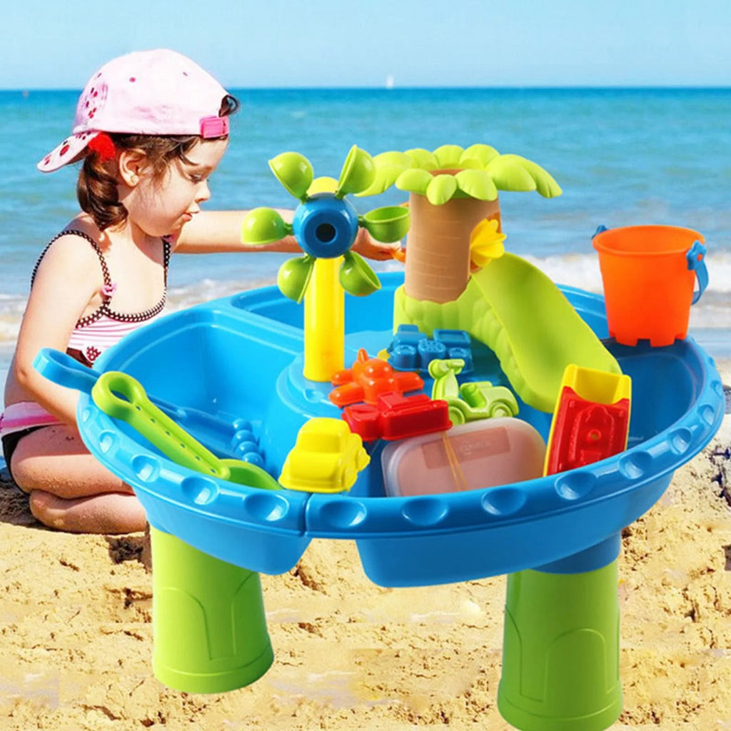 Splash Pond Water Table for Toddlers Outdoor Activity Sensory Table U618018