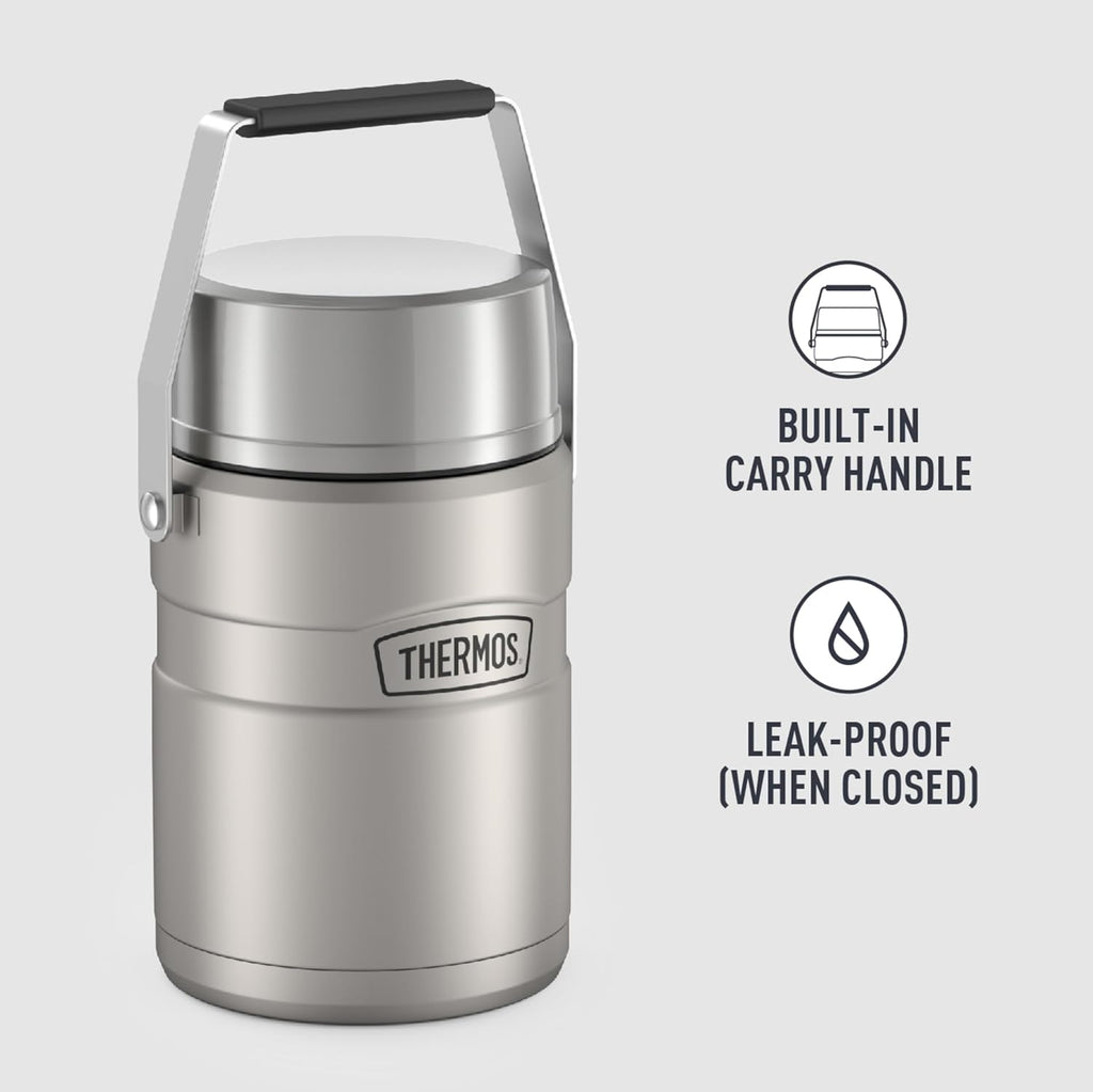 47 Ounce Stainless Steel Vacuum-Insulated Food Jar P16571