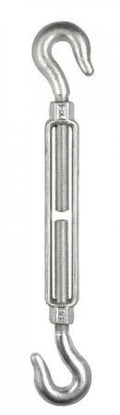 7/8 x 12 in Galv Hook & Hook Turnbuckle X37681