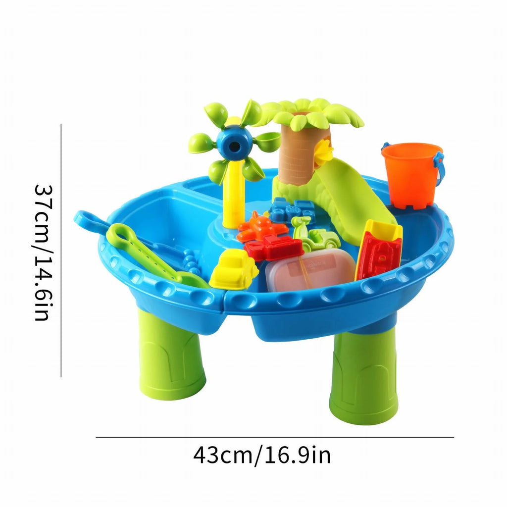 Splash Pond Water Table for Toddlers Outdoor Activity Sensory Table U618018