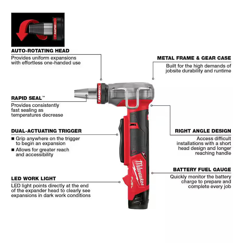 ProPEX Expander Tool Kit with 1/2 in. - 1 in. Expander Heads K679