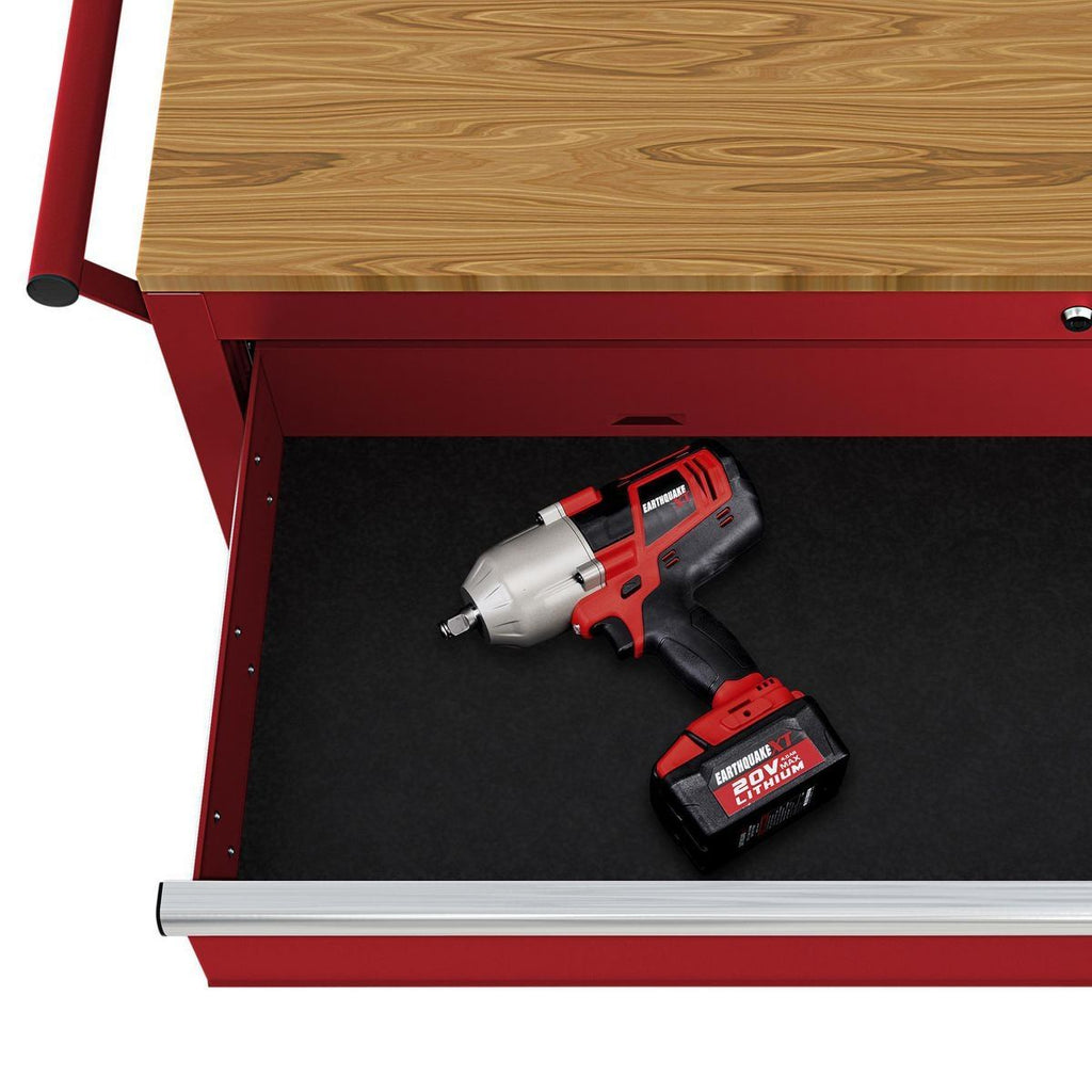 46 in. Mobile Workbench with Solid Wood Top B128915