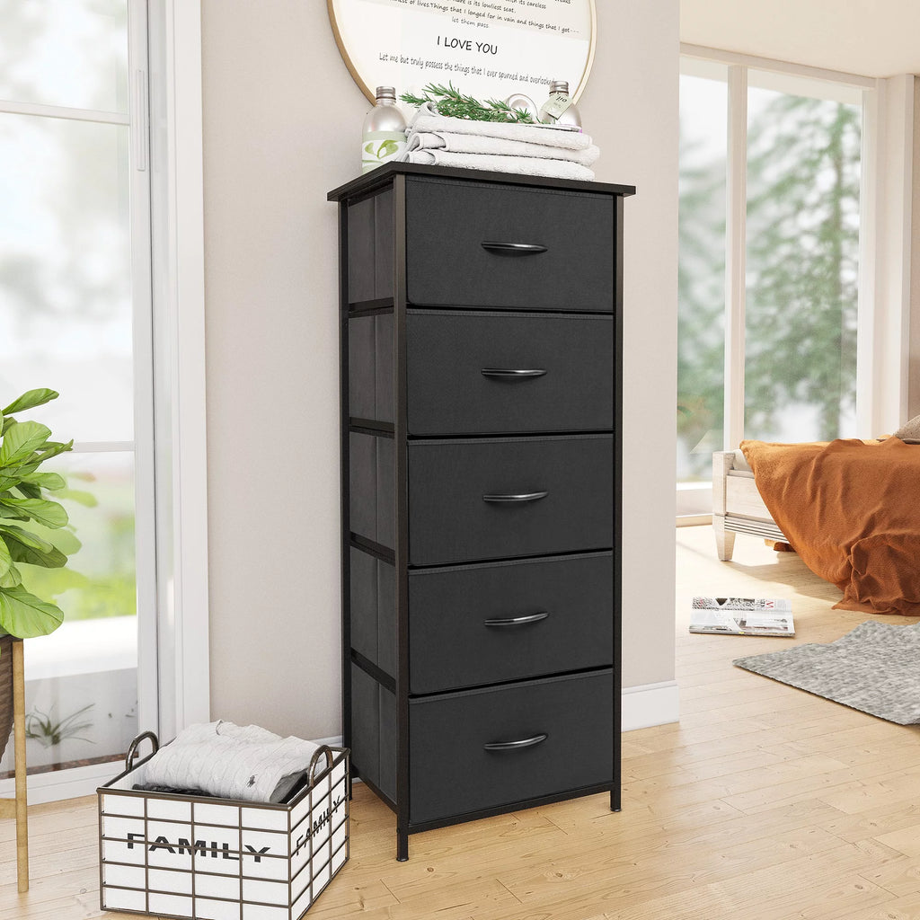Beige 5-Drawer Dresser O51652